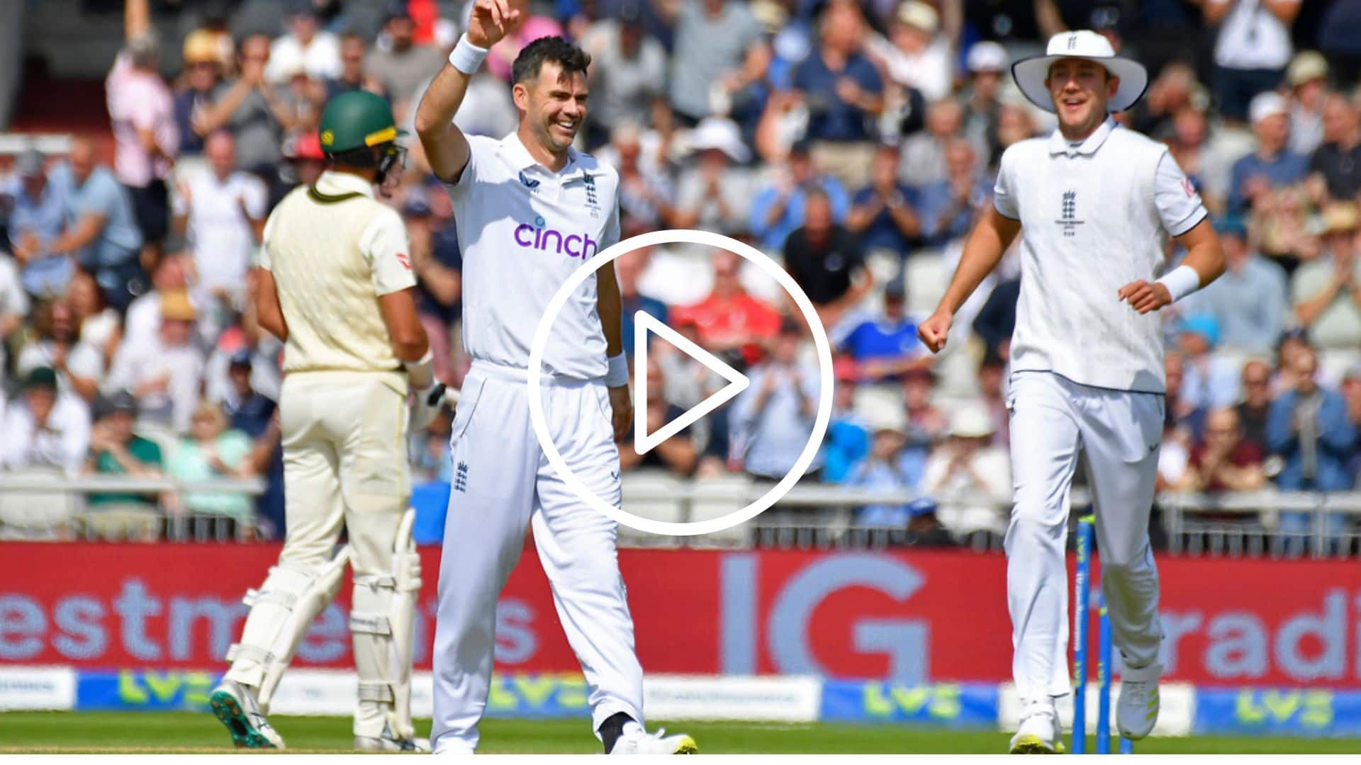 [Watch] James Anderson Stuns Australia With A Wicket On First Ball Of Day 2